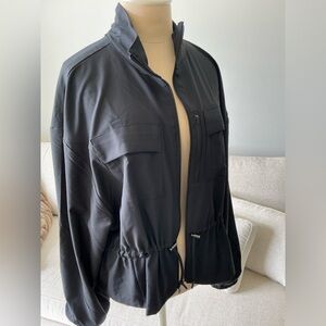 Beyond Yoga Black Bomber Jacket